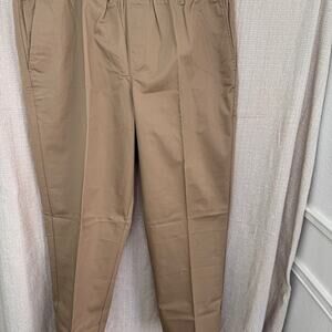 Lands End NWOT Men's Khaki Chino Pants Size 44 w/ 29" inseam